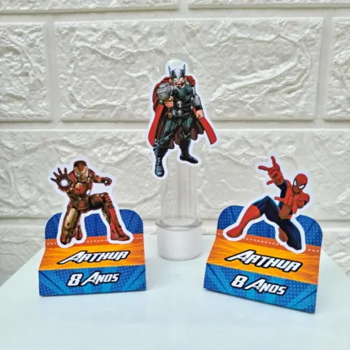 Kit 110 Peças Lembrancinhas Personalizadas Vingadores