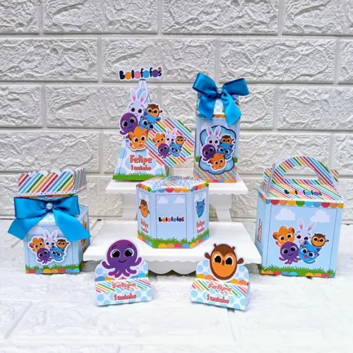 Kit 145 Peças Lembrancinhas Personalizadas Bolofofos