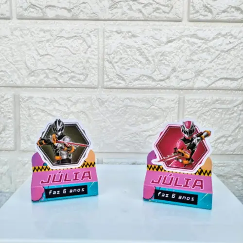 Kit 145 Peças Lembrancinhas Personalizadas Power Rangers Ros