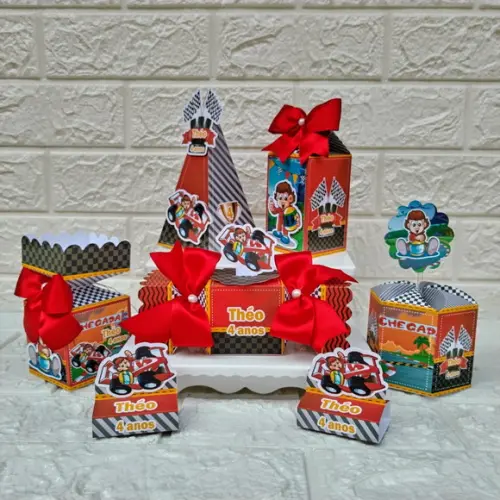 Kit 145 Peças Lembrancinhas Personalizadas Senninha