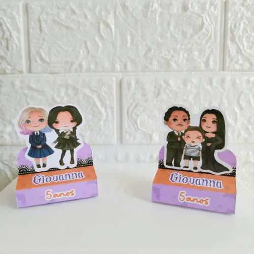 Kit 145 Peças Lembrancinhas Personalizadas Wandinha