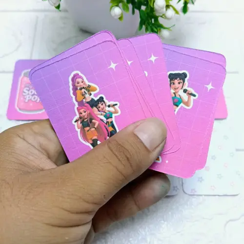 Kit 15 Lembrancinhas Jogo da Memória Guerreiras do K-pop