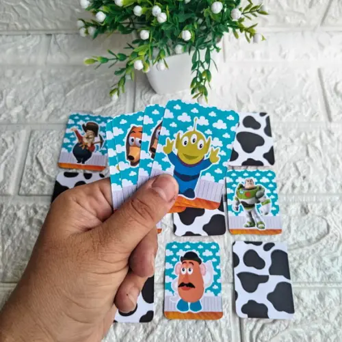 Kit 15 Lembrancinhas Jogo da Memória Personalizado Toy Story