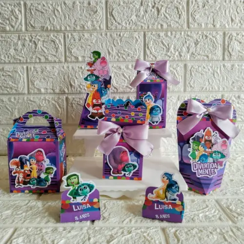 Kit 20 Caixas Lembrancinhas Personalizadas Divertidamente