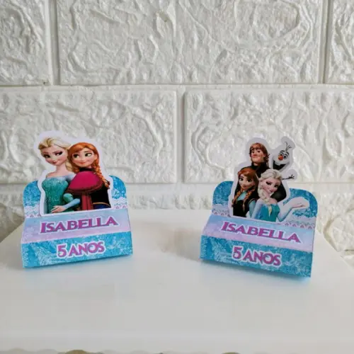 Kit 20 Caixas Lembrancinhas Personalizadas Frozen