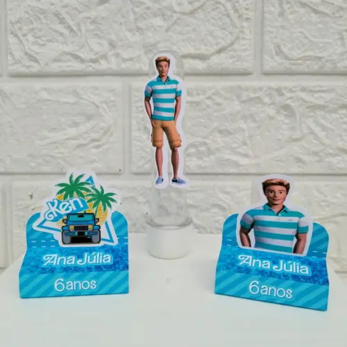 Kit 20 Caixas Lembrancinhas Personalizadas Ken