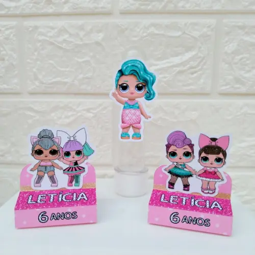 Kit 20 Caixas Lembrancinhas Personalizadas Lol Surprise
