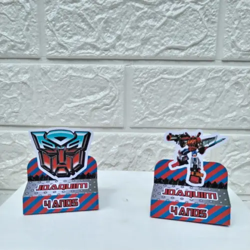 Kit 20 Caixas Lembrancinhas Personalizadas Optimus Prime