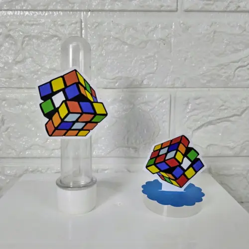 Kit 20 Caixas Lembrancinhas Personalizadas Tema Cubo Magico