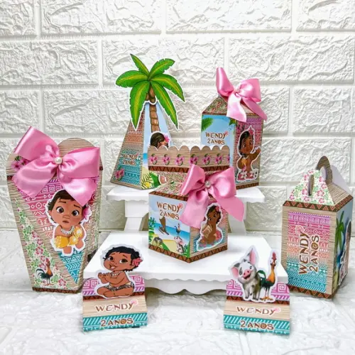 Kit 20 Caixas Moana Baby