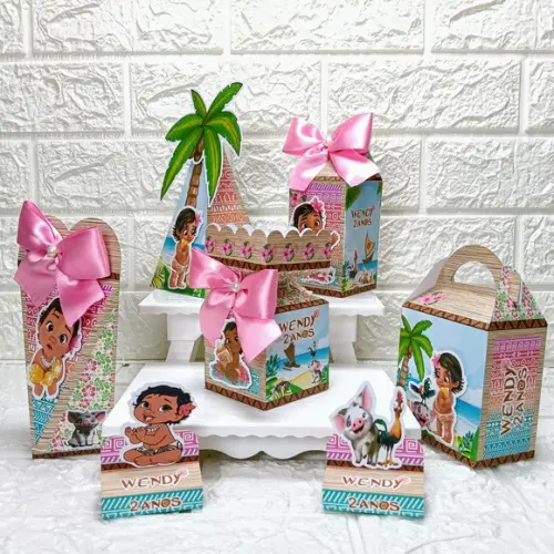 Kit 20 Caixas Moana Baby