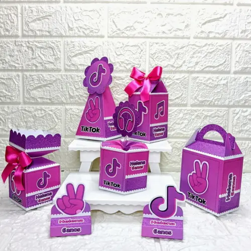 Kit 20 Caixas Tik Tok