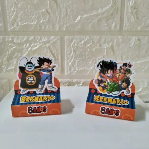 Kit 20 Caixas Personalizadas Dragon Ball Z