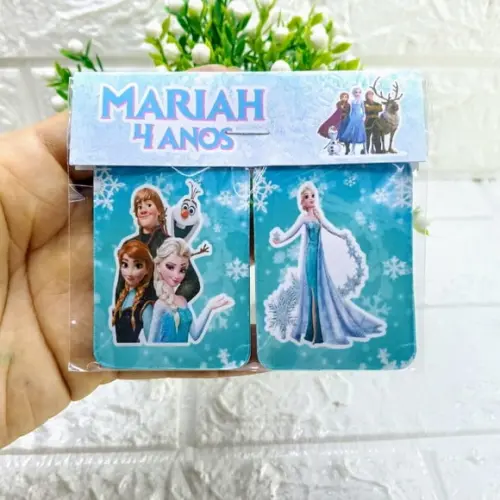 Kit 20 Lembrancinhas Jogo da Memória Frozen
