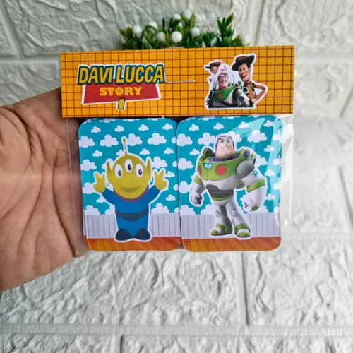 Kit 20 Lembrancinhas Jogo da Memória Personalizado Toy Story