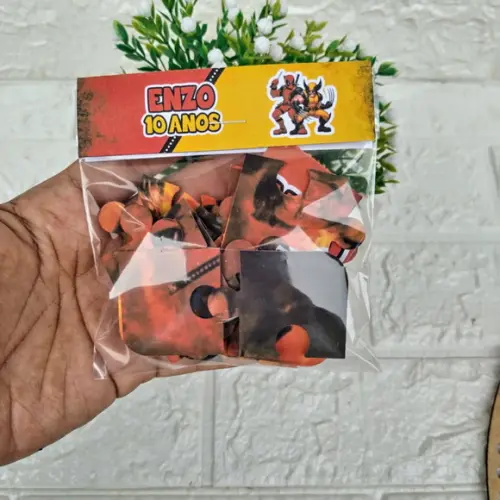 Kit 20 Quebra-cabeça Lembrancinha Todos os Temas