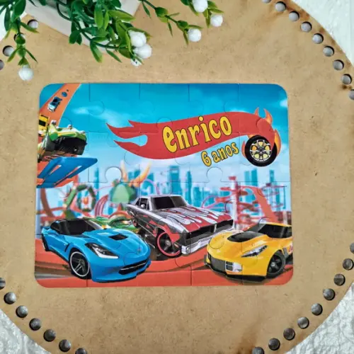 Kit 20 Quebra-cabeça Lembrancinha Todos os Temas