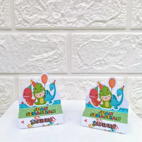 Kit 25 Caixas Lembrancinhas Personalizadas Dinno Baby