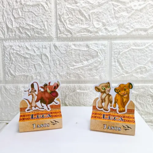 Kit 25 Caixas Lembrancinhas Personalizadas Rei Leão