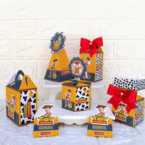 Kit 25 Caixas Lembrancinhas Personalizadas Woody Toy Story