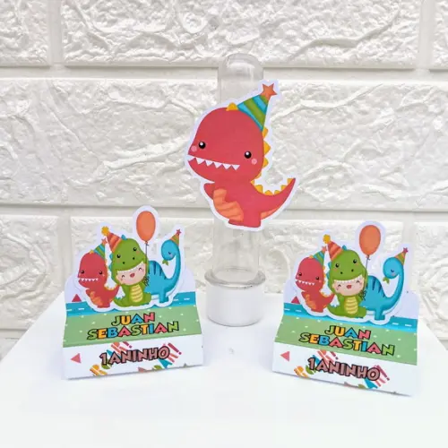 Kit 30 Caixas Lembrancinhas Personalizadas Dinno Baby