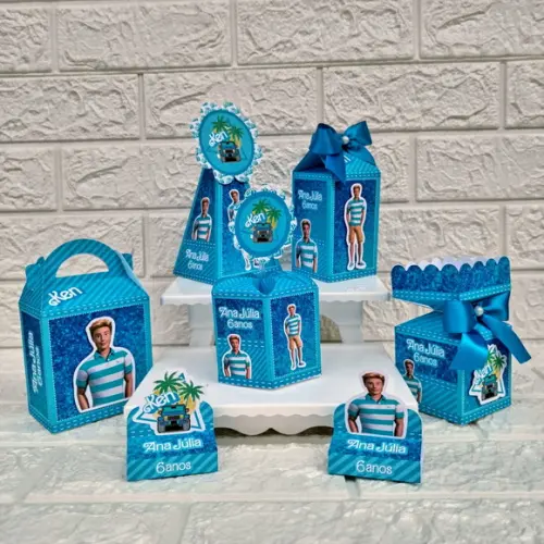 Kit 30 Caixas Lembrancinhas Personalizadas Ken