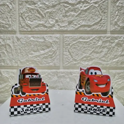 Kit 30 Peças Lembrancinhas Cars Relâmpago Mcqueen