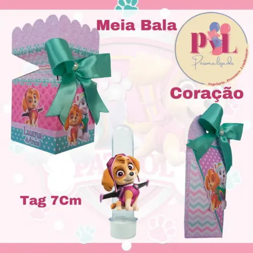Kit 30 Peças Lembrancinhas Patrulha Canina Menina