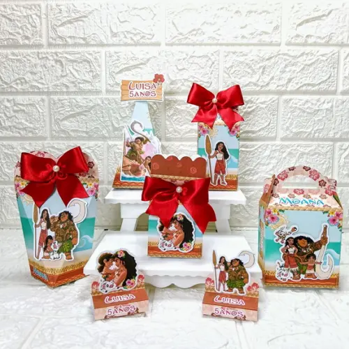Kit 30 Peças Lembrancinhas Personalizadas Moana 2