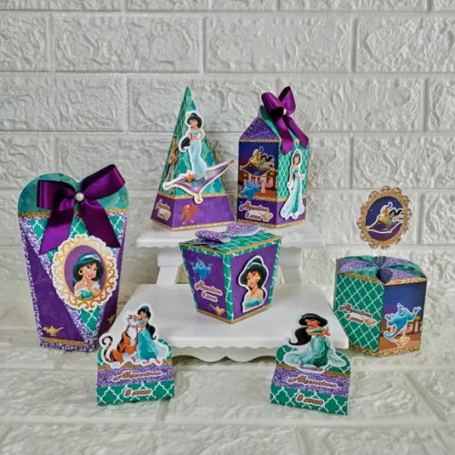 Kit 45 Peças Lembrancinhas Personalizadas Jasmine