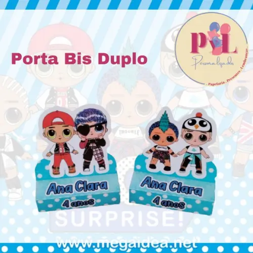 Kit 46 Peças Lembrancinha Personalizadas Lol Surprise Menino