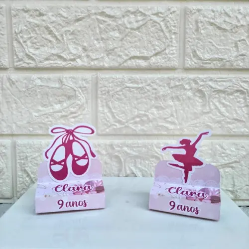 Kit 46 Peças Lembrancinhas Bailarina Ballet Silueta