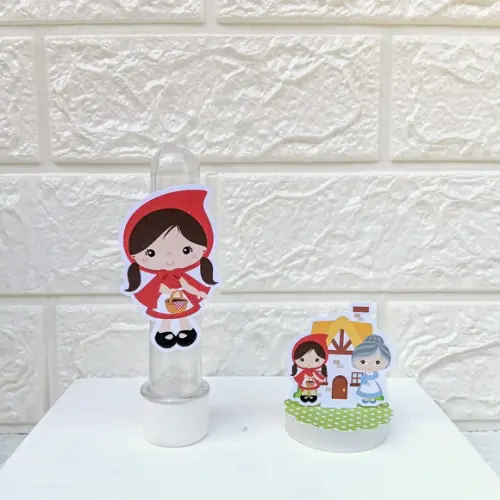 Kit 46 Peças Lembrancinhas Chapeuzinho Vermelho