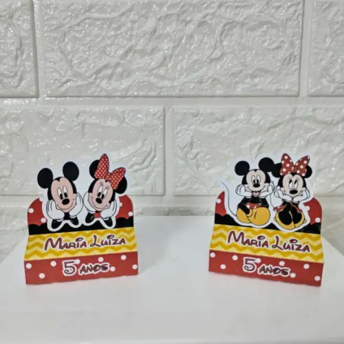 Kit 46 Peças Lembrancinhas Mickey e Minnie