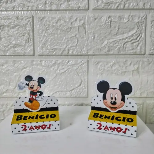 Kit 46 Peças Lembrancinhas Personalizadas Mickey Mouse