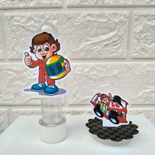 Kit 46 Peças Lembrancinhas Personalizadas Senninha