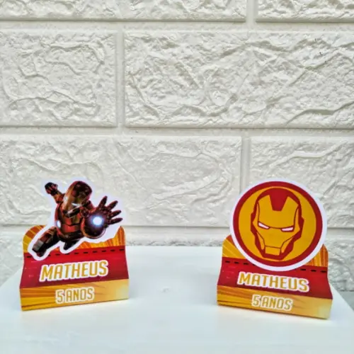Kit 50 Caixas Lembrancinhas Personalizadas Homem de Ferro