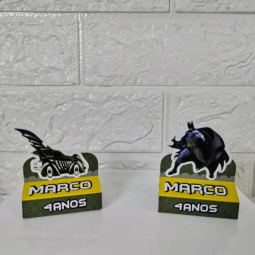 Kit 60 Peças Lembrancinhas Personalizadas Batman