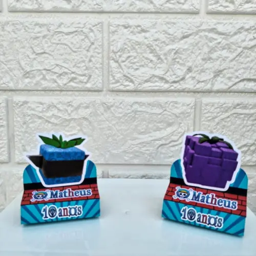 Kit 60 Peças Lembrancinhas Personalizadas Blox Fruit
