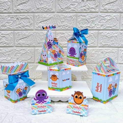 Kit 60 Peças Lembrancinhas Personalizadas Bolofofos