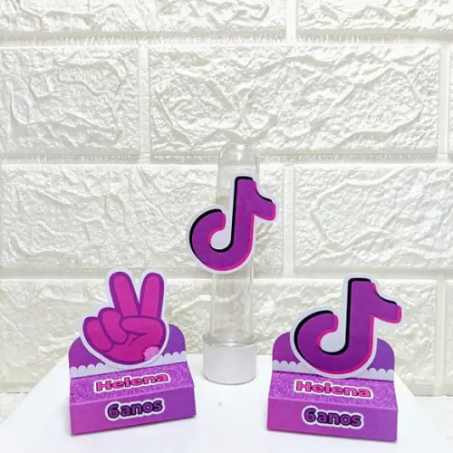 Kit 60 Peças Lembrancinhas Tik Tok