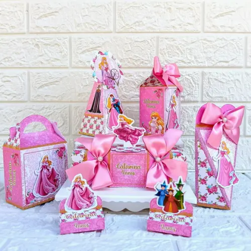 Kit 75 Peças Lembrancinhas a Bela Adormecida