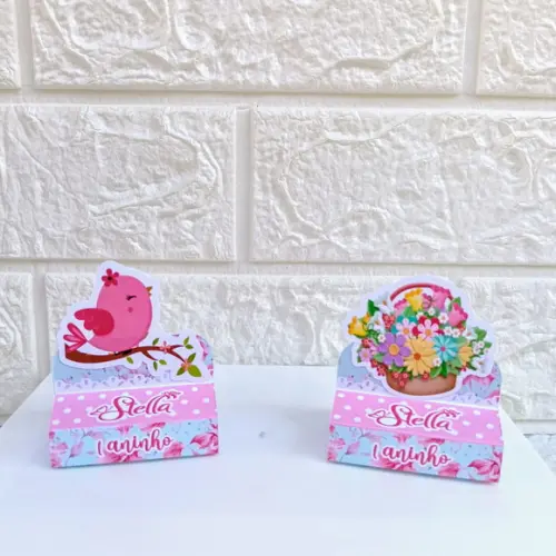 Kit: 110 Peças Lembrancinhas Personalizadas Jardim Encantado