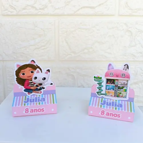 Kit: 25 Caixas Personalizadas a Casa Magica da Gaby