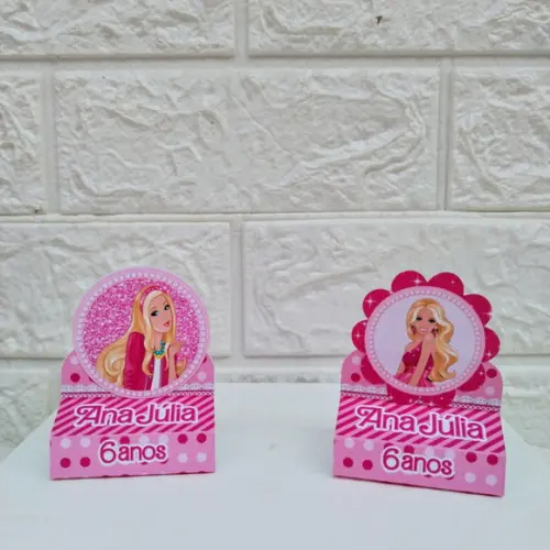 Kit: 30 Peças Lembrancinhas Personalizadas Barbie