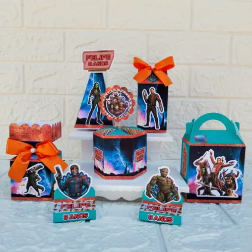 Kit: 45 Lembrancinhas Personalizadas Guardiões da Galáxia