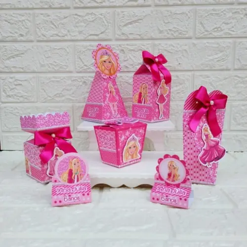 Kit: 45 Peças Lembrancinhas Personalizadas Barbie