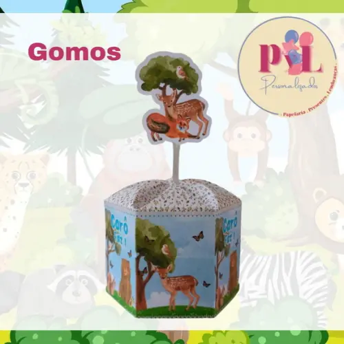 Kit: 45 Peças Lembrancinhas Personalizadas Selva Safari