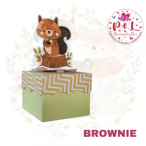Kit: 46 Peças Lembrancinhas Bosque Encantado Menino