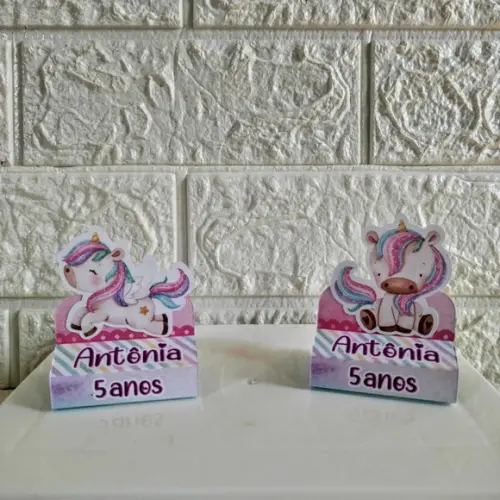 Kit: 50 Caixas Personalizadas Unicornio